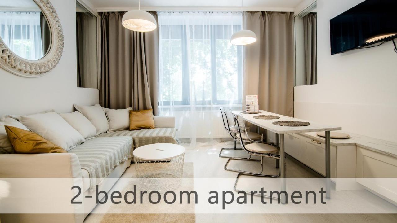 White Apartments With Ac By Kovee Bratislava Exterior photo